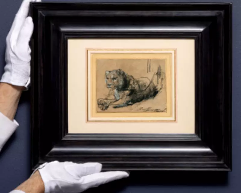 Rembrandt's Lion Drawing Sells for £12.2 Million at Auction