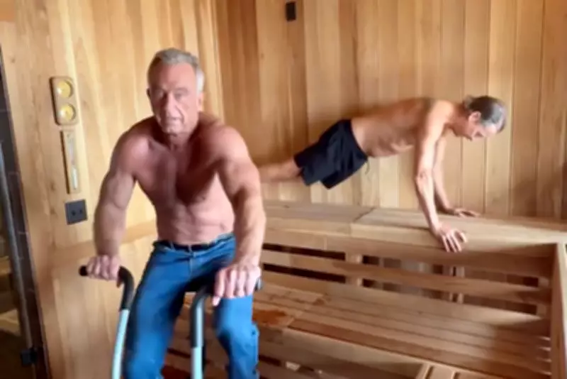 RFK Jr and Kid Rock's Bizarre Workout Video Sparks Mockery and Debate