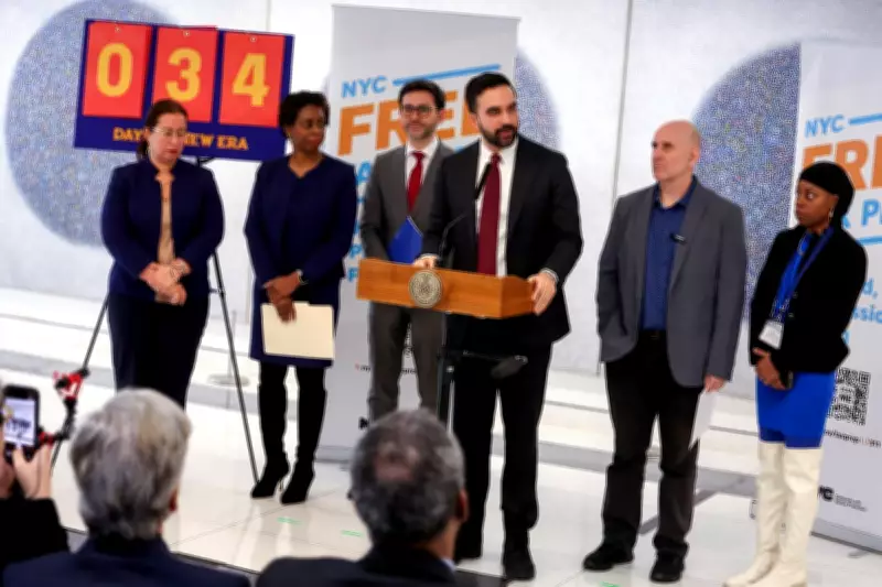 Right-Wing Critics Blame Socialist Mayor for New York's Unmelted Snow