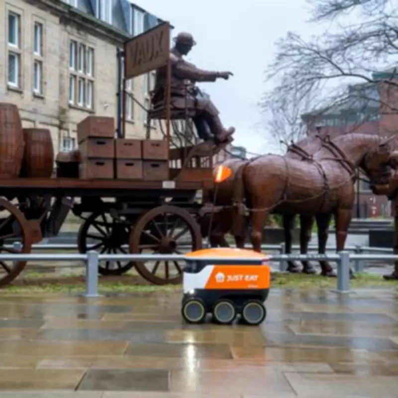 Robot Army Delivers Just Eat Takeaways Across Tech-Savvy Sunderland in UK First