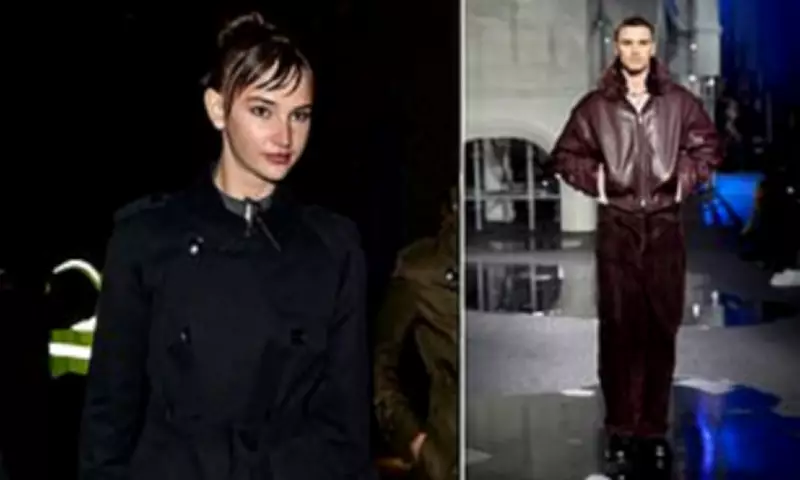 Romeo Beckham's Ex Mia Regan Flees London Fashion Week Party After His Arrival