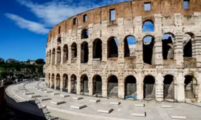 Rome's Colosseum Gets Modern Marble Makeover Sparking Controversy