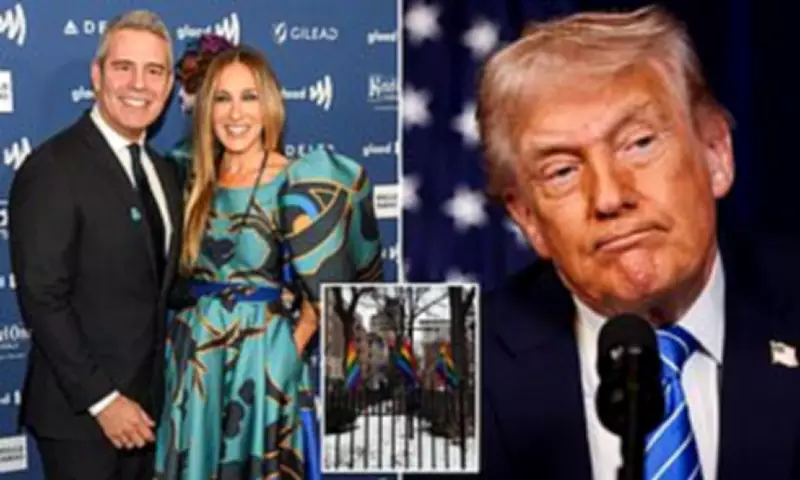 Sarah Jessica Parker and Andy Cohen Condemn Removal of Pride Flag at Stonewall