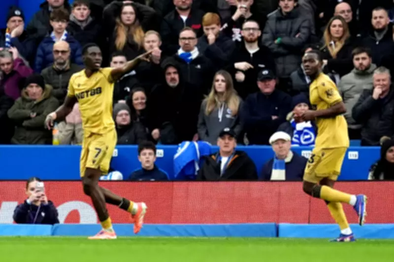 Sarr's Strike Ends Palace's 12-Game Drought in Brighton Derby Victory