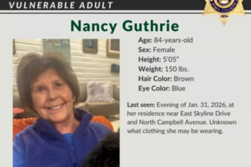Savannah Guthrie's Mother Nancy Missing: Sheriff Declares 'Crime Scene' in Arizona