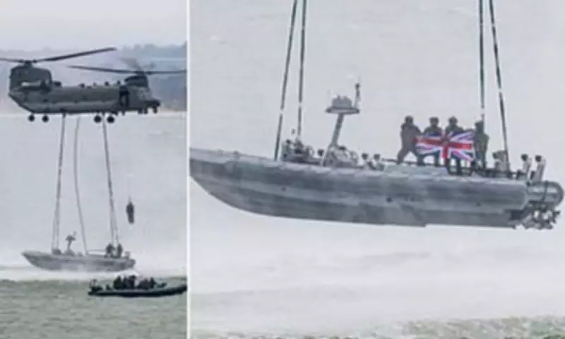 SBS Commandos Conduct High-Speed Helicopter Drills in Dorset for NATO Role