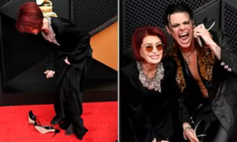 Sharon Osbourne's Grammys Tribute: Heels Off, Tears Flow for Ozzy