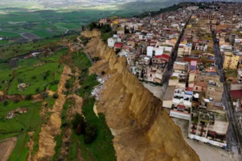 Sicilian Town Ravaged by Landslide as 1,500 Evacuated Amid Storm Chaos