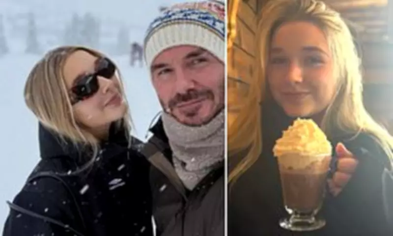 Sir David Beckham's Alpine Retreat with Harper Amid Family Dynamics