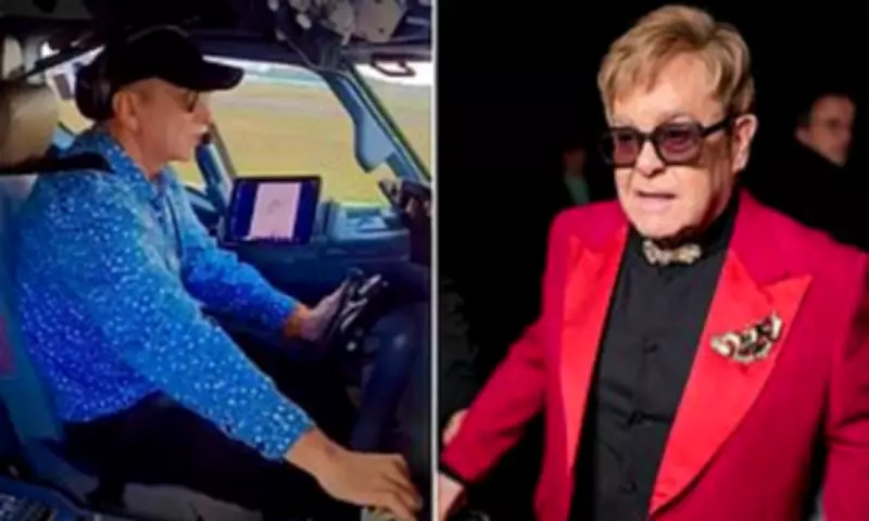 Sir Elton John's Jet Dodges Disaster as Pilot Evades Diving Hawk at Farnborough