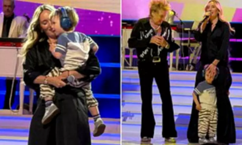 Sir Rod Stewart's Heartwarming Stage Moment with Daughter and Grandson in LA