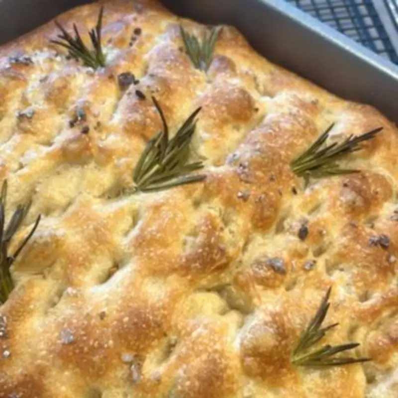 Six-Ingredient Focaccia Recipe Bakes in Just 20 Minutes at Home