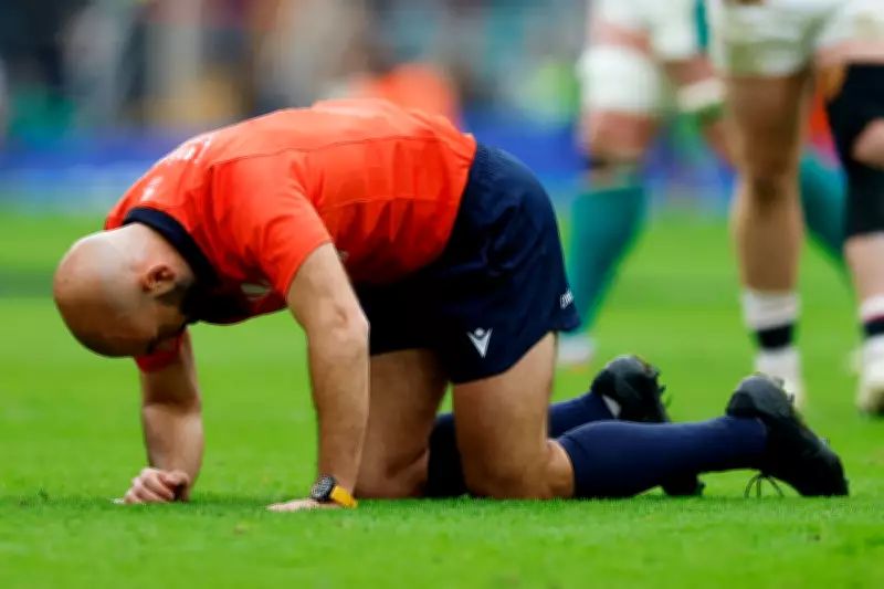 Six Nations Referee Forced Off With Quad Injury During England vs Ireland Clash