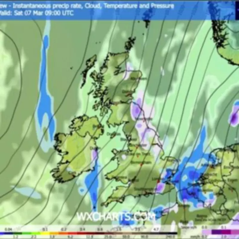 Snow Maps Predict 500-Mile 'Beast from the East' to Hit UK Cities on March 7