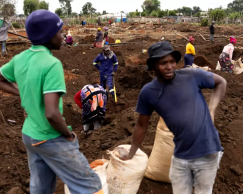 South Africa's Desperate Gold Rush: Modern Miners Risk Lives in Abandoned Shafts