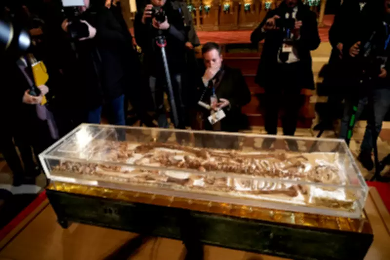 St Francis of Assisi's Bones Displayed Publicly for First Time in 800 Years