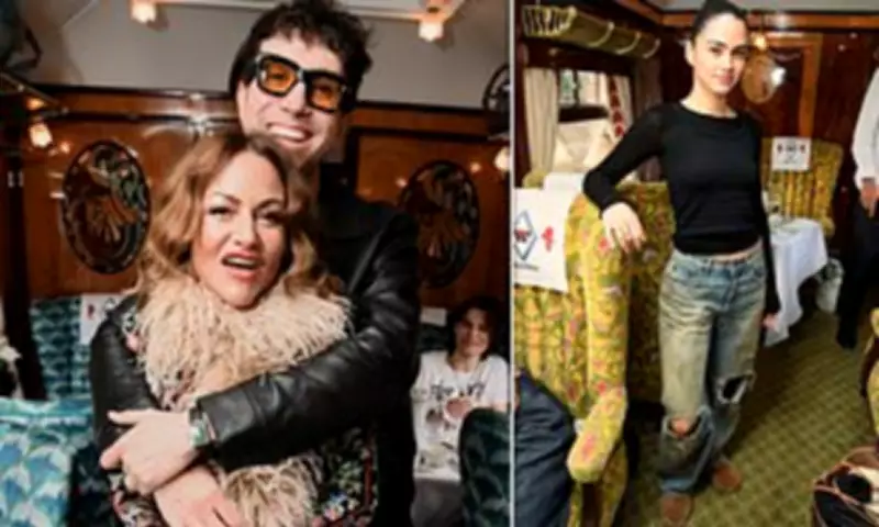 Stars Ride British Pullman Train for BRIT Awards Launch in Manchester