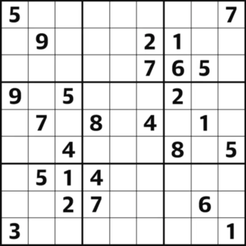 Sudoku 7206 Medium Puzzle Challenges Logic Skills