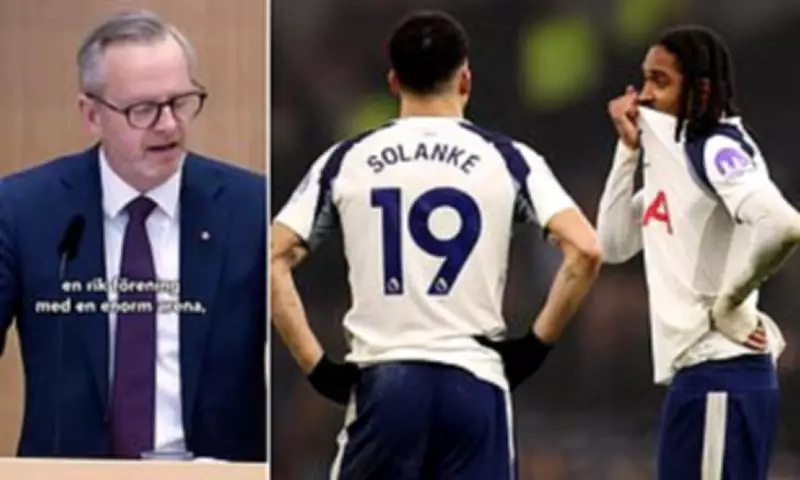 Swedish Politician Compares Nation's Economy to Struggling Tottenham Hotspur