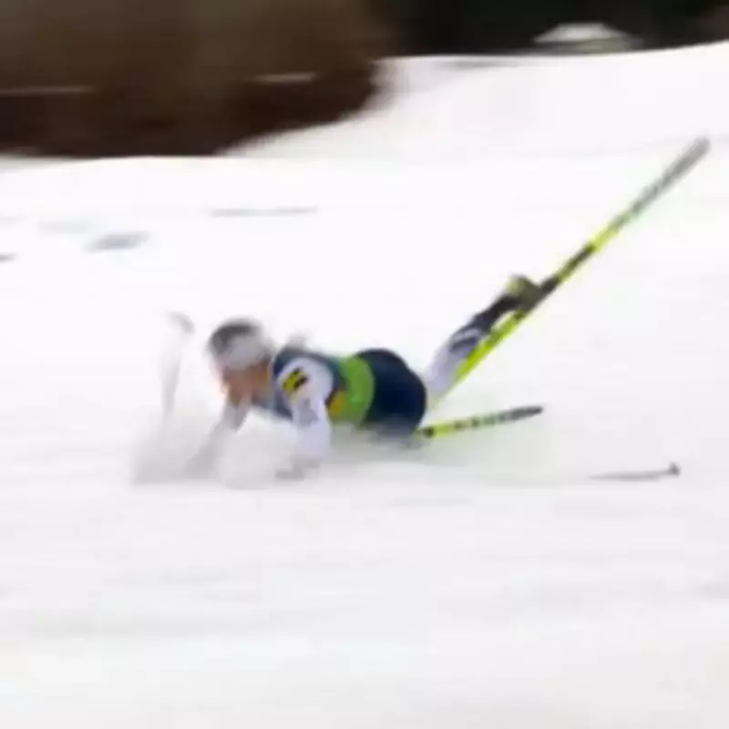 Swedish Skier's Horror Fall at Winter Olympics as Team Secures Silver