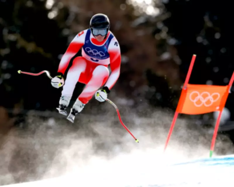 Swiss Downhill Racer Von Allmen Clinches First Gold at Winter Olympics