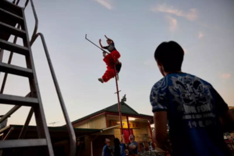 Sydney's Lunar New Year Lion Dancers Endure Gruelling Physical Demands