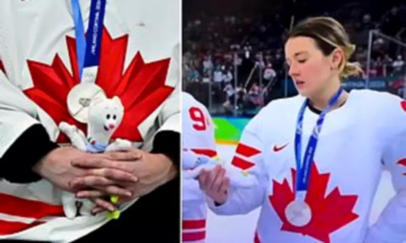 Team Canada's Olympic Silver Medal Celebrated with Stuffed Toy, Sparking Viral Backlash