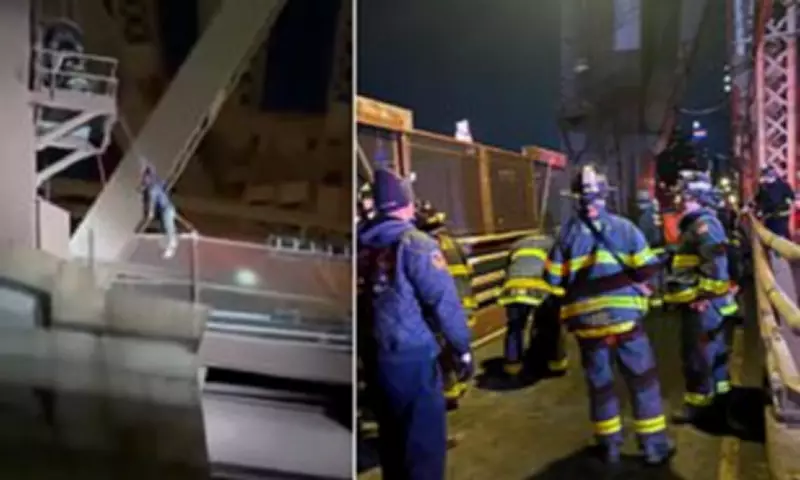 Teenager Rescued After 50-Foot Fall on Queensboro Bridge During TikTok Stunt