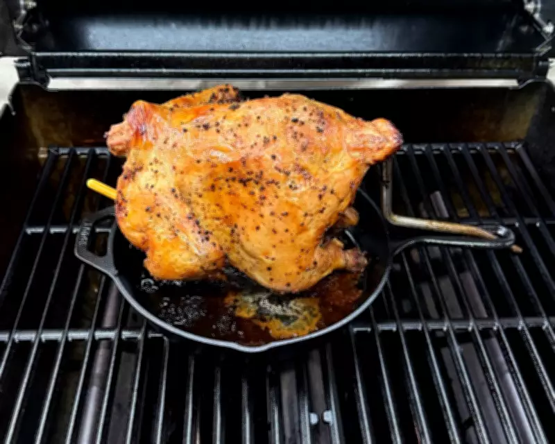 The Simple Metal Rod That Transforms Roast Chicken Perfection