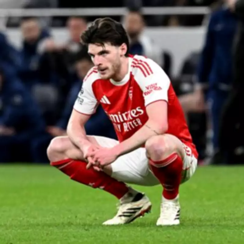 Tottenham Fan Targets Declan Rice with Partner Photo in Vile North London Derby Incident