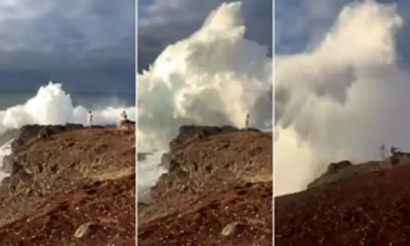 Tourists Narrowly Escape Death After Ignoring Warnings During Canary Islands Storm