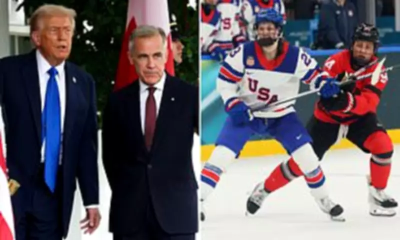 Trump Claims Victory Over Carney as USA Crushes Canada 5-0 in Olympic Hockey