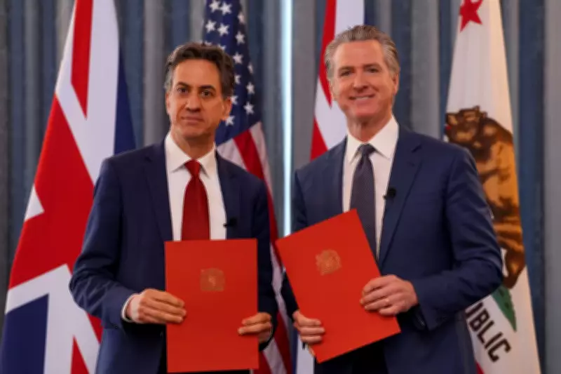 Trump Criticises Miliband's Clean Energy Pact with California Governor Newsom