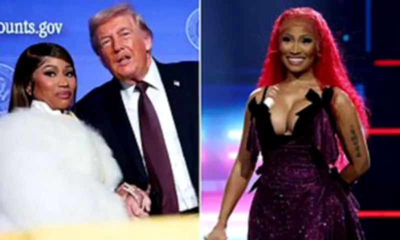 Trump Gushes Over 'Number One Fan' Nicki Minaj at Black History Month Reception