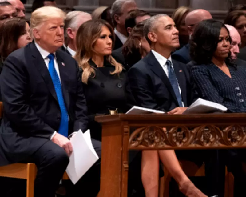 Trump Posts Racist Video Depicting Obamas as Monkeys on Truth Social