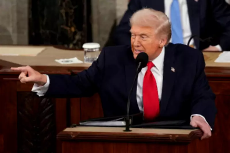 Trump Rebukes Democrats During Record-Length State of the Union Address