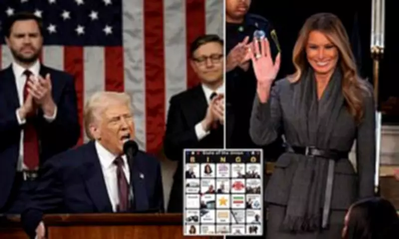 Trump Teases Lengthy State of the Union, Bingo Card Ready for Key Topics