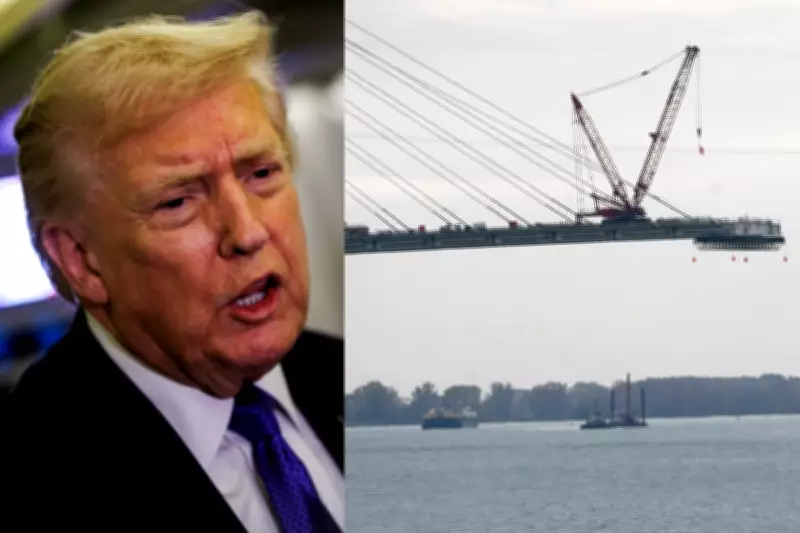 Trump Threatens to Block Gordie Howe Bridge, Claims China Will End Canadian Hockey