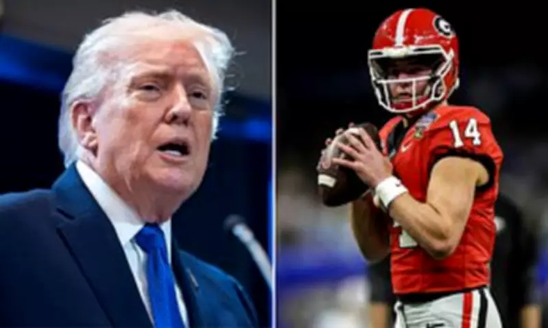 Trump's College Football Interview Veers Into Politics, Praises Georgia's Stockton