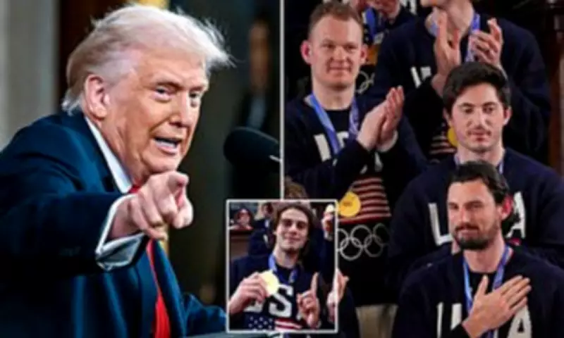 Trump's Olympic Hockey Moment Shifted SOTU to 'Performer Mode', Expert Claims