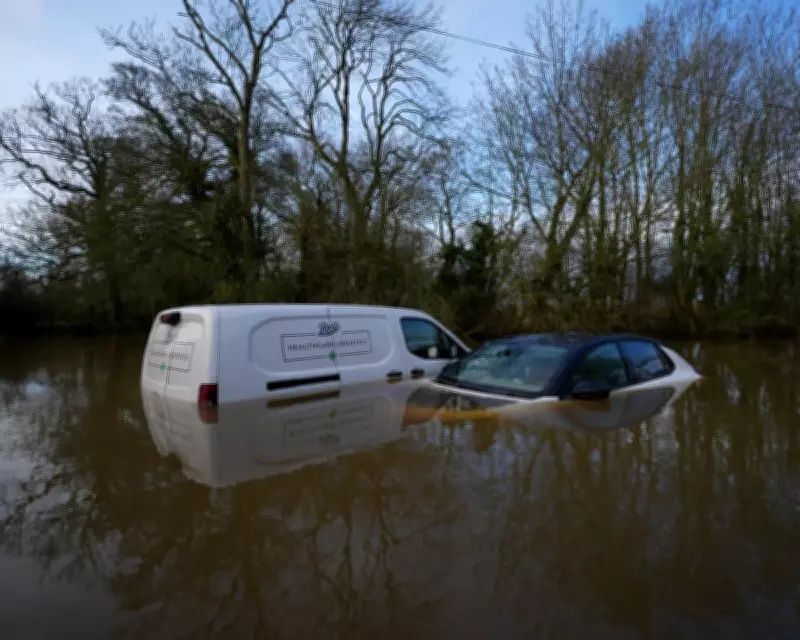 UK Flooding Crisis: Vehicles Abandoned as Rain Persists for 40 Days