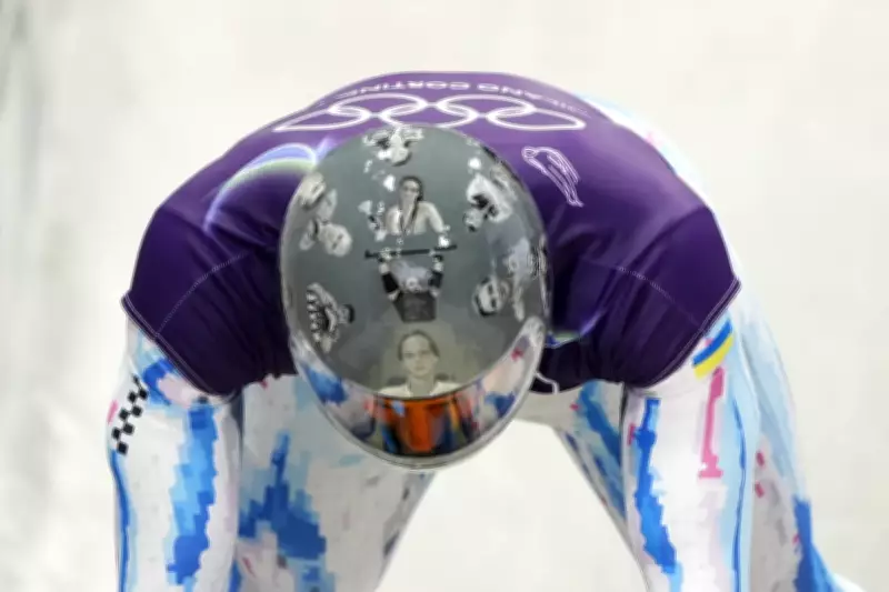 Ukrainian Athlete Defies IOC Ban on War Victim Helmet at Winter Olympics