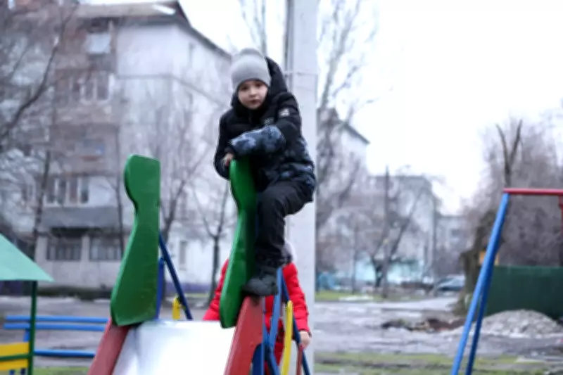 Ukrainian Children Endure Six Months of Air Raid Alarms in Four-Year War