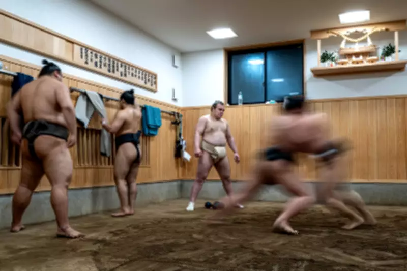 Ukrainian Sumo Star Aonishiki Arata Triumphs in Japan's Top Competition