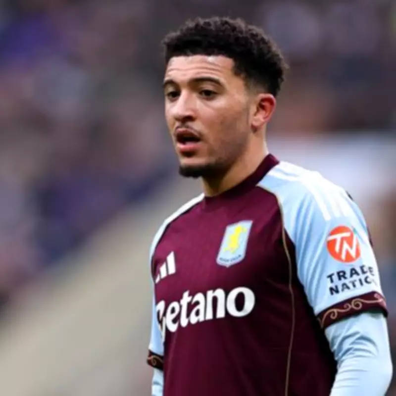 Unai Emery Demands More from Jadon Sancho After Slow Start at Aston Villa