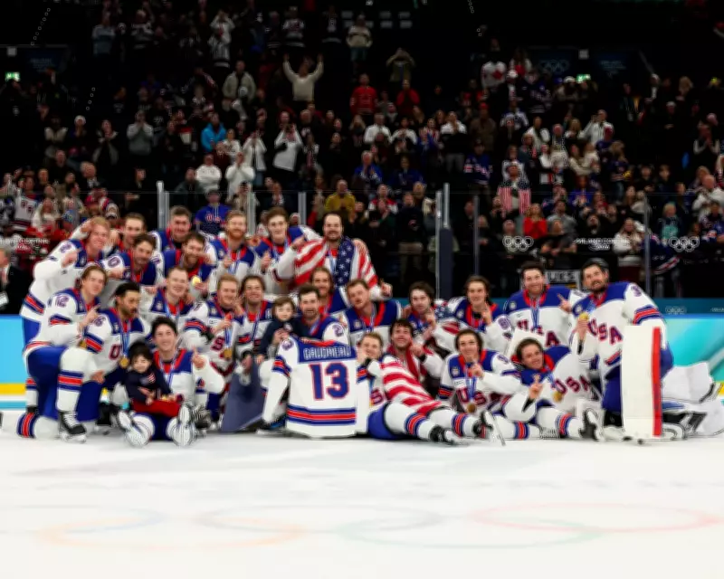 US Men's Ice Hockey Team Celebrates Gold at White House Amid Absences