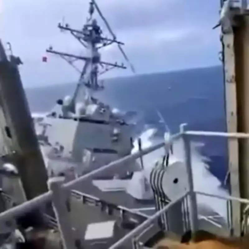 US Navy Destroyer Collides with Supply Ship in Caribbean, Two Sailors Injured
