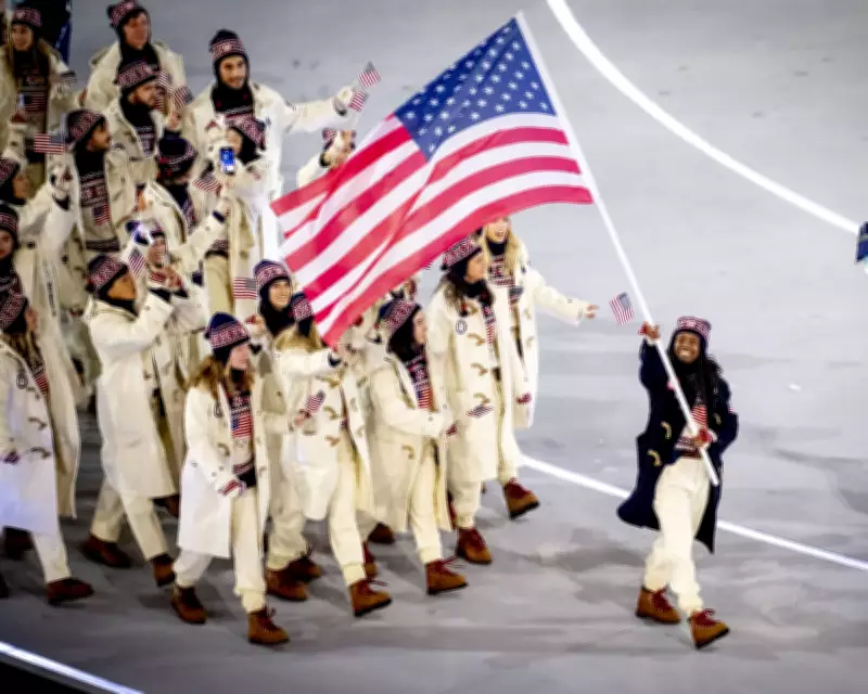 US Winter Olympians Face Political Backlash Over Flag Representation