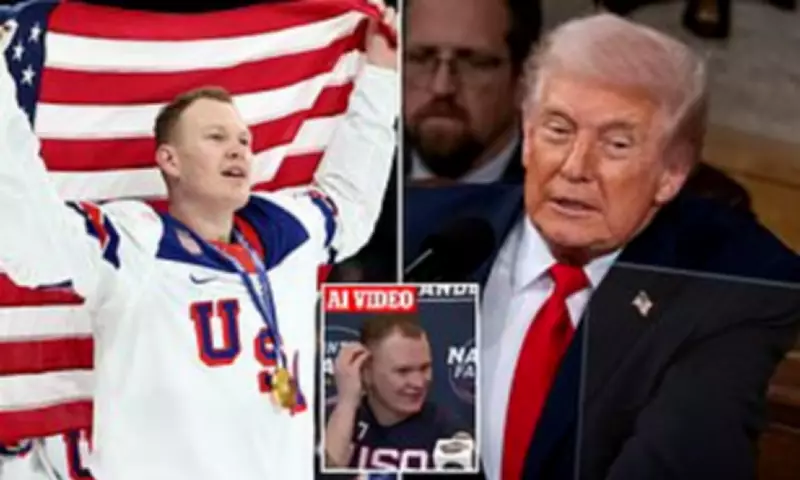 USA Hockey Star Brady Tkachuk Slams White House AI-Doctored Video