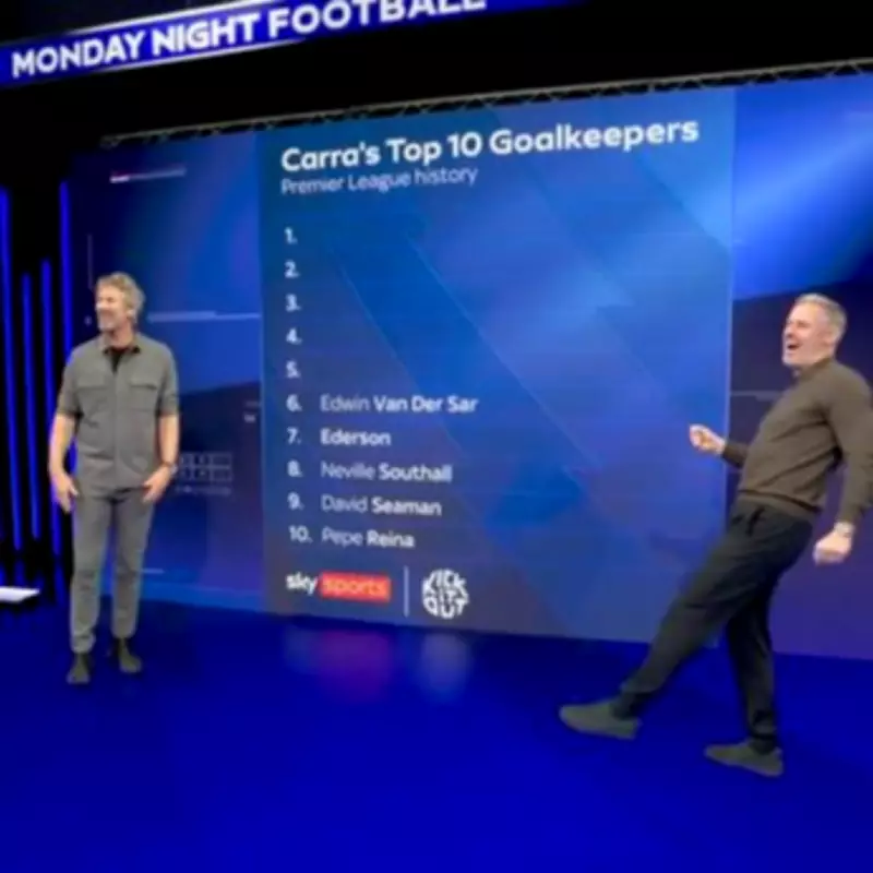 Van der Sar Jokes with Carragher Over Premier League Goalkeeper Ranking